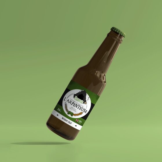Bière bio "L'Arpenteuse" de la Brasserie Kerpiton à Loyat